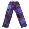 Patchwork Hippie Cotton Trouser with Stone Wash and Block Print