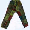 Long unisex gheri cotton patchwork trousers fair trade sustainable fashion