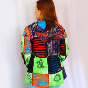 100% cotton jacket with hood