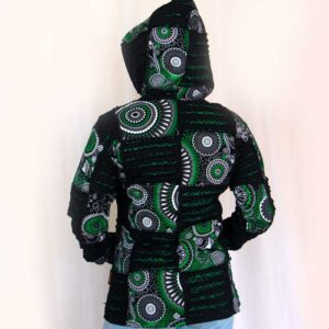 100% cotton jacket with hood