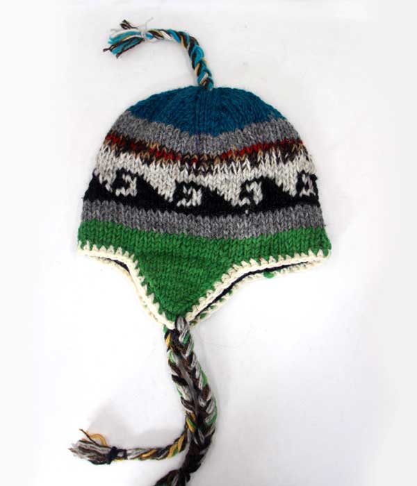 Knitting Pattern Vintage Wool Earflap Hat