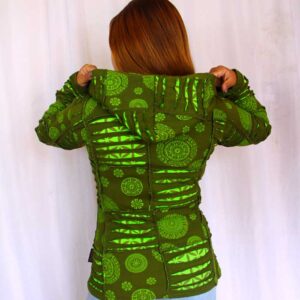 100% cotton jacket with hood