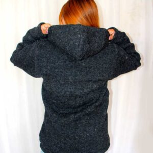 Warm Hippie Double Knitted Wool Jacket