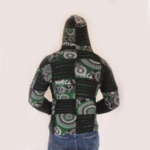 100% cotton jacket with hood