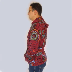 100% cotton jacket with hood