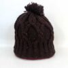 100% Wool Hand Knitted Rainbow Winter Beanie