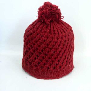 Pom Pom Wool Knit Beanie