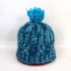 Blue Tone Chunky Knit Wool Beanie