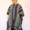 Green Mix Warm Gheri Poncho