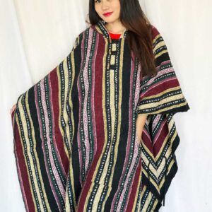 Hippie Festival Pointed Hood Poncho