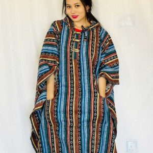 Colorful Hippie Festival Poncho