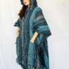 Handmade in Nepal Colorful Long Poncho