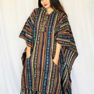 Hippie 100% Woven Cotton Poncho