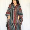 Bohemian Woven Cotton Poncho