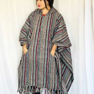 Man Ethnic Hippie Gheri Poncho