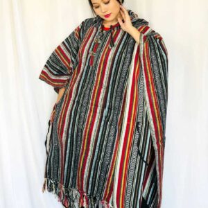Heavy Hooded Gheri Mexican Poncho