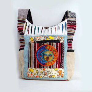 Small Mushroom Print Gheri Side Bag