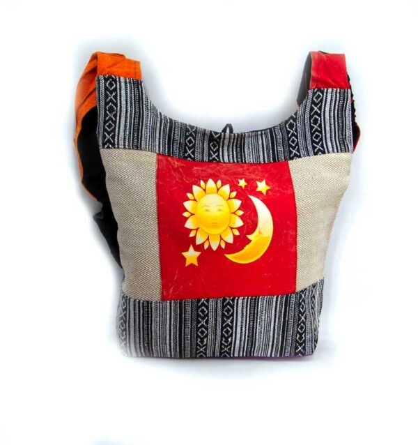 Sun Printed Cozy Cotton Shoulder Bag