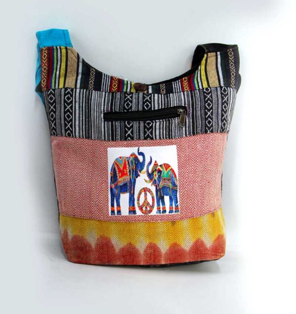 Cute Elephant Printed Shoulder Bag