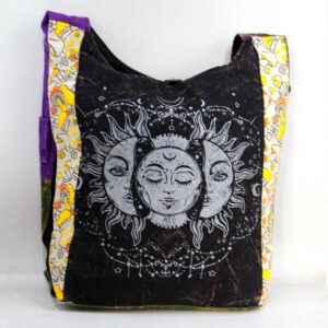 Artisanal Hippie Black Shoulder Bag