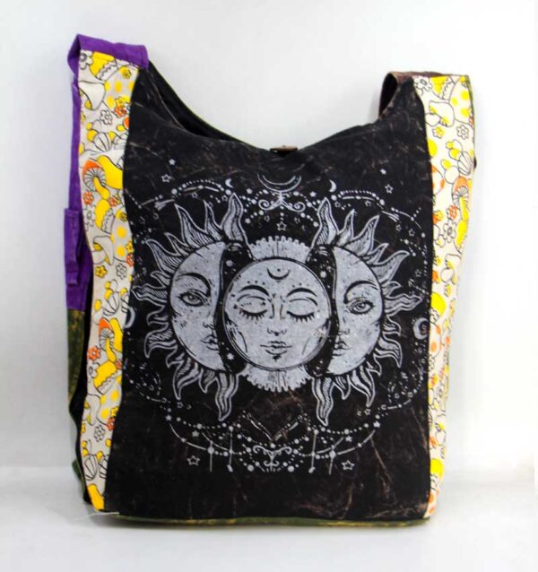 Artisanal Hippie Black Shoulder Bag
