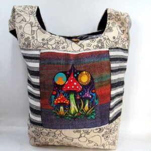 Full Mushroom Print Body Shoulder Bag