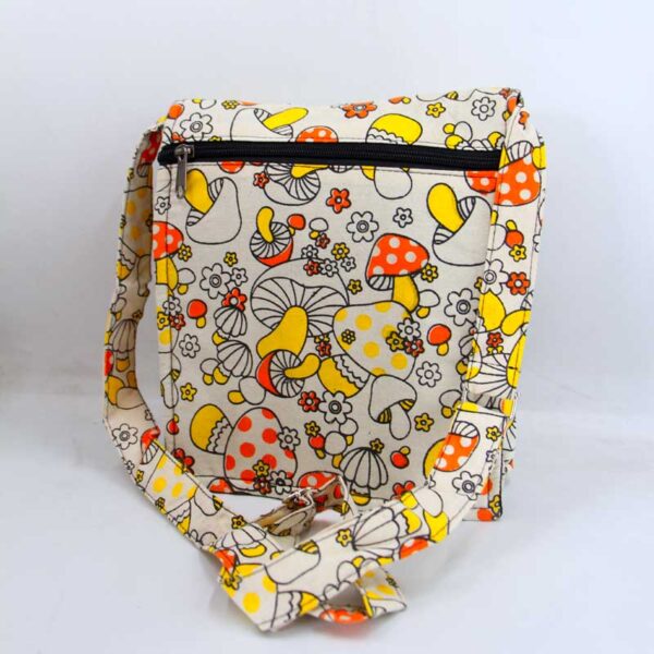 Multiple Mushroom Printed Shoulder Bag