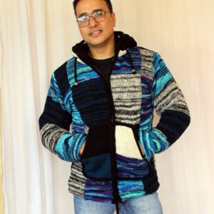 himalayan fleece lined wool jacket