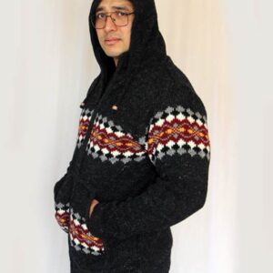 himalayan fleece lined wool jacket