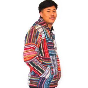 Alternative view of Ethically Made Gheri Mix Patchwork Jacket