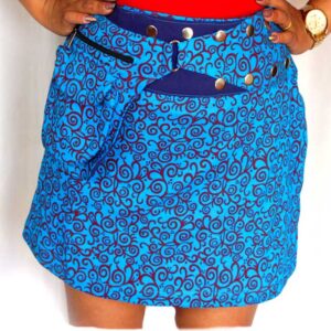 Fairtrade Hippie Wrap Boho Vintage Mini Short Skirt