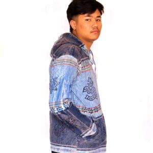 Alternative view of Stonewash Hippie OM Print Shyma Jacket