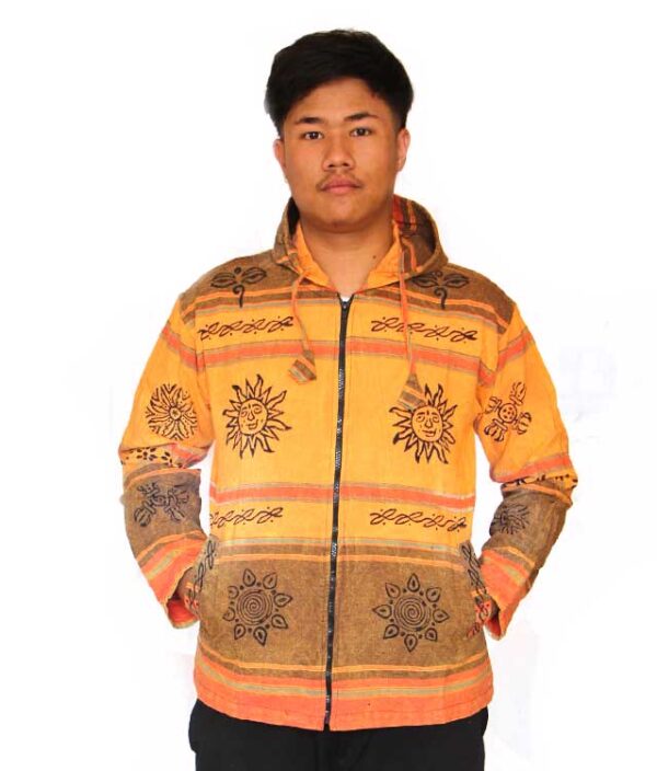 Orange Cotton Jacket