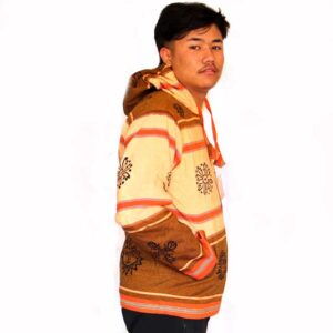 Alternative view of Bohemian Hooded Hippie Shyama Cotton Jacket