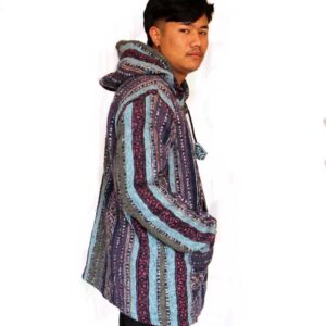 Alternative view of Warm Fleeced Hooded Gheri Jacket