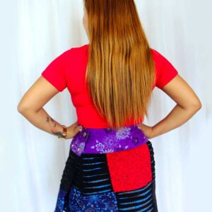 Fairtrade Hippie Wrap Boho Vintage Mini Short Skirt