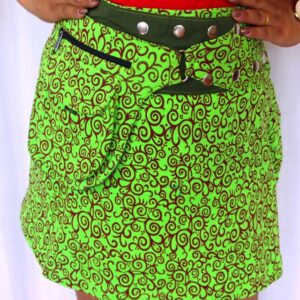Fairtrade Hippie Wrap Boho Vintage Mini Short Skirt