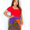 Fairtrade Hippie Wrap Boho Vintage Mini Short Skirt