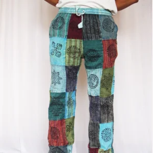 Lightweight Khaddar Patchwork Trouser