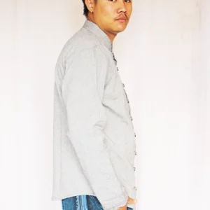 Alternative view of Snap Button Full Sleeve Cotton Shirt