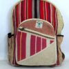 Red Mix Himalayan Hemp School Backpack