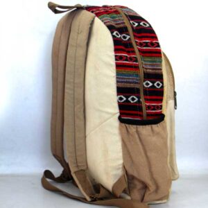 Himalayan Hemp Plain Blue School Bag