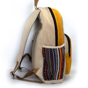 Himalayan Hemp Plain Blue School Bag