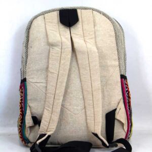 Himalayan Hemp Plain Blue School Bag
