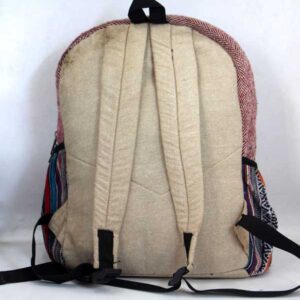 Himalayan Hemp Plain Blue School Bag