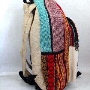 Himalayan Hemp Plain Blue School Bag