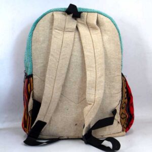 Himalayan Hemp Plain Blue School Bag