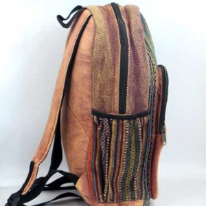 Himalayan Hemp Plain Blue School Bag