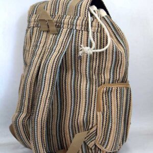 Himalayan Hemp Plain Blue School Bag