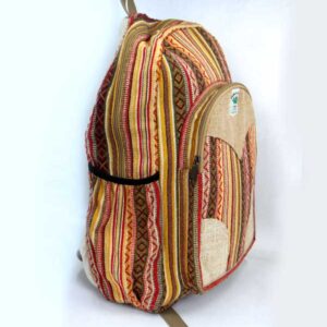 Himalayan Hemp Plain Blue School Bag